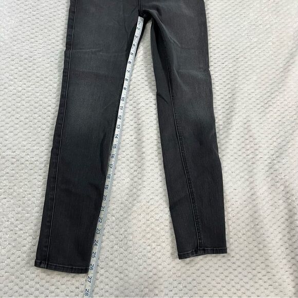 7 for all mankind, B(air), high waist, ankle, skinny, size 26, gray - Picture 5 of 10